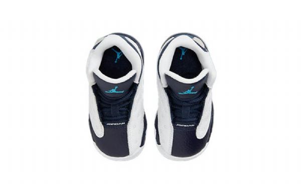 Nike Air Jordan 13 Retro Td Basketbalové Boty Pro Děti Tmavě Modrá Bílý