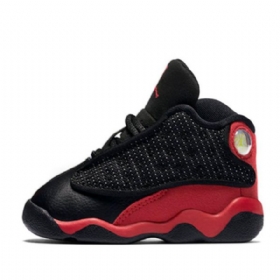 Nike Air Jordan 13 Retro Td Tenisky / Boty Pro Děti Černá Červený