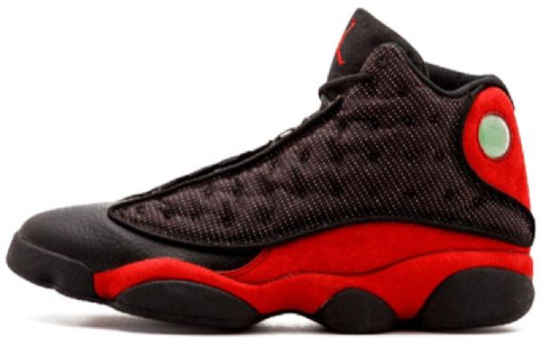 Nike Air Jordan 13 Široké Retro Basketbalové Boty Pro Ženy Černo-červené
