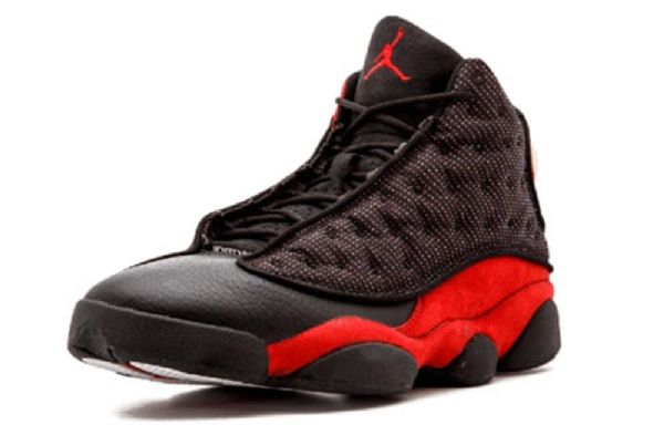 Nike Air Jordan 13 Široké Retro Basketbalové Boty Pro Ženy Černo-červené