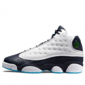 Pánské Basketbalové Boty Nike Air Jordan 13 Retro Gs Tmavě Modrá Bílý
