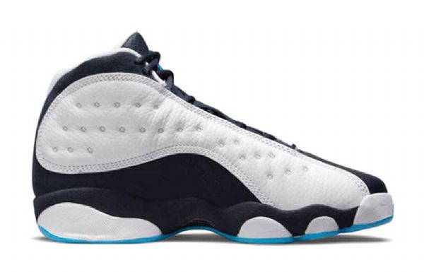 Pánské Basketbalové Boty Nike Air Jordan 13 Retro Gs Tmavě Modrá Bílý