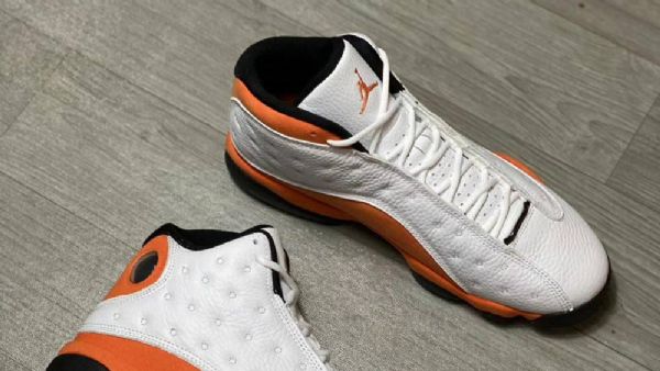 Pánské Boty Nike Air Jordan 13 Starfish Bílý Oranžový