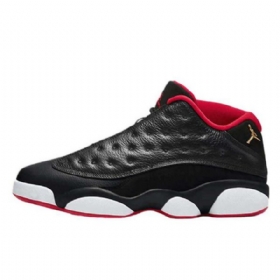 Pánské Široké Boty Nike Air Jordan 13 Low Tops Černá Červený
