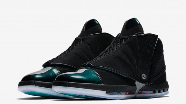 Nike Air Jordan 16 Zasedací Boty Pro Muže Černé