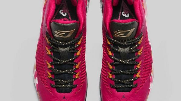 Nike Air Jordan Cp3 7 Vánoční Boty Pro Muže Vínové