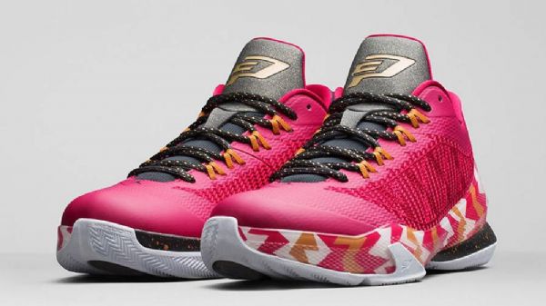 Nike Air Jordan Cp3 7 Vánoční Boty Pro Muže Vínové
