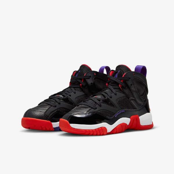 Boty Nike Jumpman Two Trey Pro Děti Černá Dark Bílý Červený