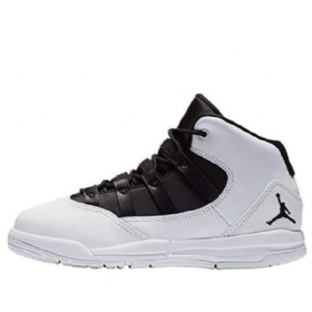 Nike Air Jordan Max Aura Bp Retro Basketbalové Boty Pro Děti Bílá Černá