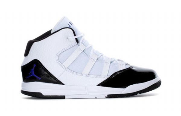 Nike Air Jordan Max Aura Bp Retro Basketbalové Boty Pro Děti Bílá Černá
