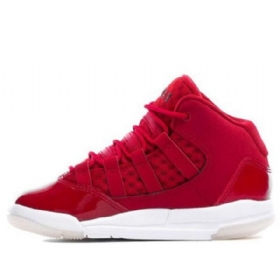 Retro Dětské Basketbalové Boty Nike Air Jordan Max Aura Červené