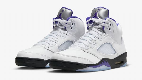 Boty Nike Air Jordan 5 Concord Pro Muže Stříbrné