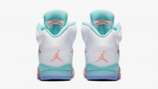 Boty Nike Air Jordan 5 Gg Aqua Pro Muže Bílé