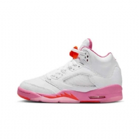 Boty Nike Air Jordan 5 Gssicle Pro Ženy Bílá Růžová