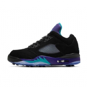 Boty Nike Air Jordan 5 Low Tops Golf Grape Pro Ženy Černá Nachový
