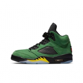Boty Nike Air Jordan 5 Oregon Ducks Elevate Pro Muže Zelené