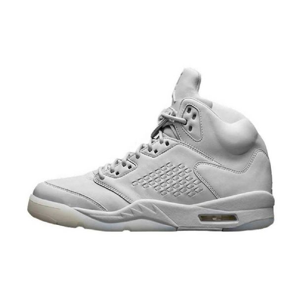 Boty Nike Air Jordan 5 Premium Pure Platinum Pro Muže Bílé