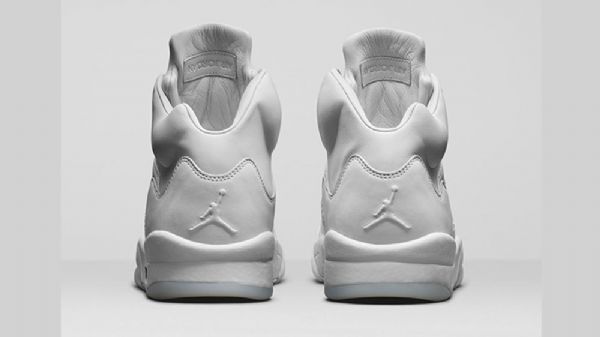 Boty Nike Air Jordan 5 Premium Pure Platinum Pro Muže Bílé
