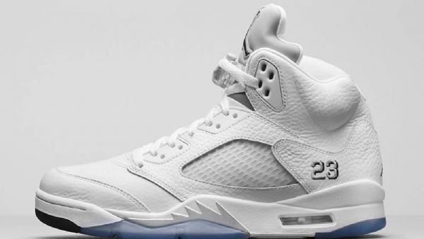 Boty Nike Air Jordan 5 Pro Muže Bílá Stříbrná