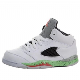 Boty Nike Air Jordan 5 Retro Bt Pro Děti Bílé