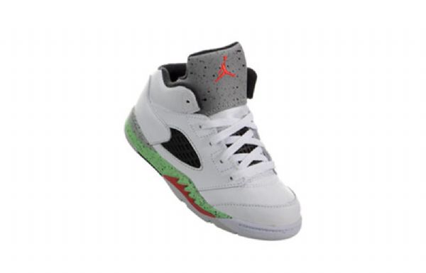 Boty Nike Air Jordan 5 Retro Bt Pro Děti Bílé