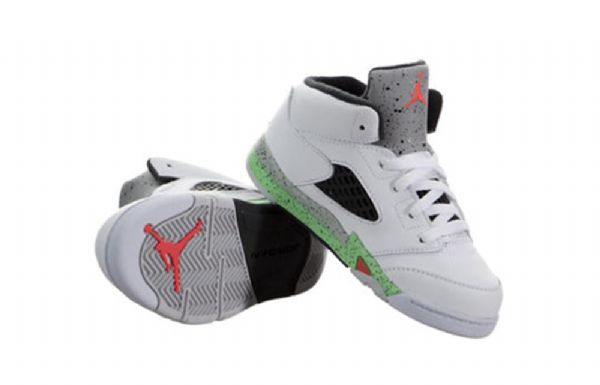 Boty Nike Air Jordan 5 Retro Bt Pro Děti Bílé