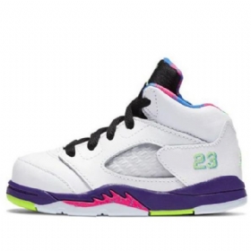 Boty Nike Air Jordan 5 Retro Td Pro Děti Bílé