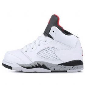 Boty Nike Air Jordan 5 Retro Td Pro Děti Bílé