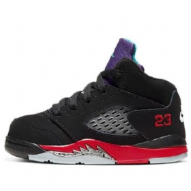 Boty Nike Air Jordan 5 Retro Td Pro Děti Černé