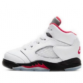 Boty Nike Air Jordan 5 Retro Td Pro Děti Červené