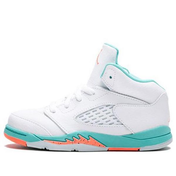 Boty Nike Air Jordan 5 Retro Td Pro Děti Světle Tyrkysové