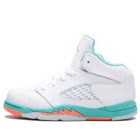 Boty Nike Air Jordan 5 Retro Td Pro Děti Světle Tyrkysové