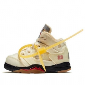 Boty Nike Off-white Air Jordan 5 Retro Sp Td Pro Děti Khaki