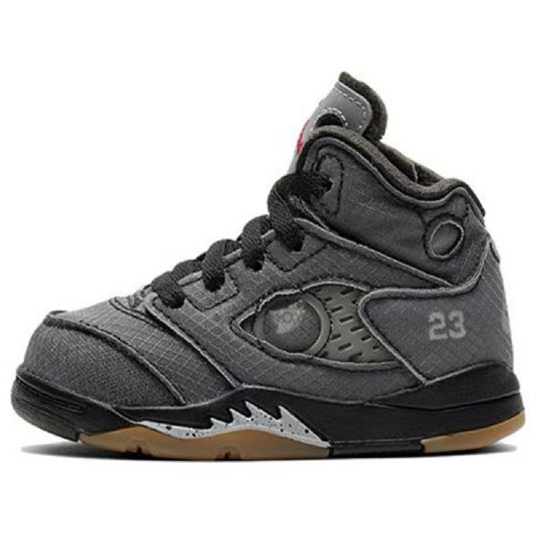 Boty Nike Off-white Air Jordan 5 Retro Sp Td Pro Děti Šedé