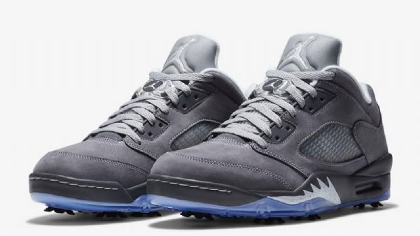Dámské Golfové Boty Nike Air Jordan 5 Low Tops Šedé