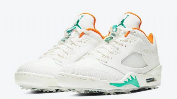 Nike Air Jordan 5 Golf Og Dobré Boty Pro Muže Bílé