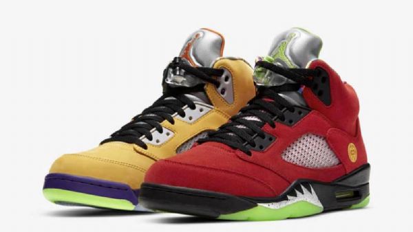 Nike Air Jordan 5 Jaké Boty Pro Ženy Červená Žlutá