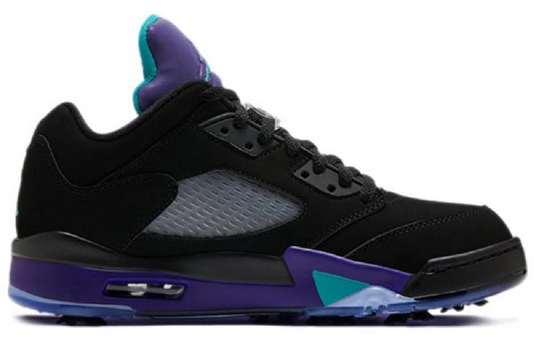 Nike Air Jordan 5 Nízké Golfové Retro Basketbalové Boty Pro Muže Černé