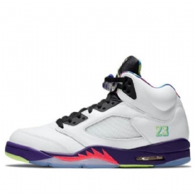 Nike Air Jordan 5 Retro Basketbalové Boty Pro Muže Bílé