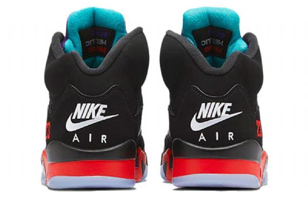 Nike Air Jordan 5 Retro Basketbalové Boty Pro Muže Černé