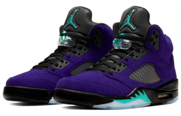 Nike Air Jordan 5 Retro Basketbalové Boty Pro Muže Fialové