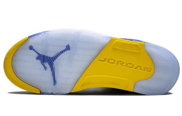 Nike Air Jordan 5 Retro Basketbalové Boty Pro Muže Modré