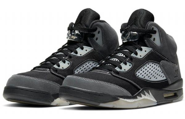 Nike Air Jordan 5 Retro Basketbalové Boty Pro Muže Šedé