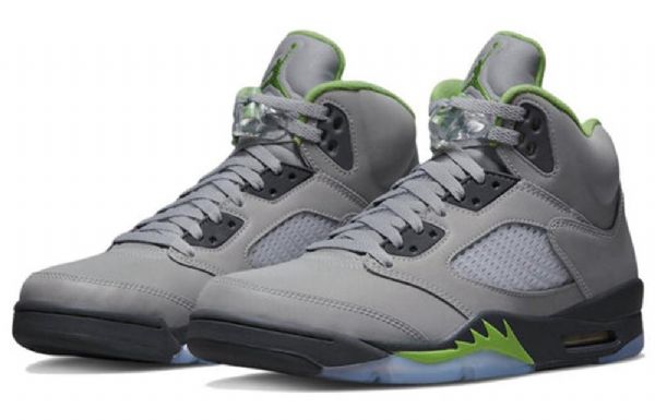 Nike Air Jordan 5 Retro Basketbalové Boty Pro Muže Zelené