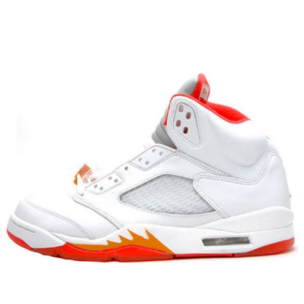 Nike Air Jordan 5 Retro Basketbalové Boty Pro Ženy Bílé
