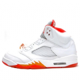 Nike Air Jordan 5 Retro Basketbalové Boty Pro Ženy Bílé