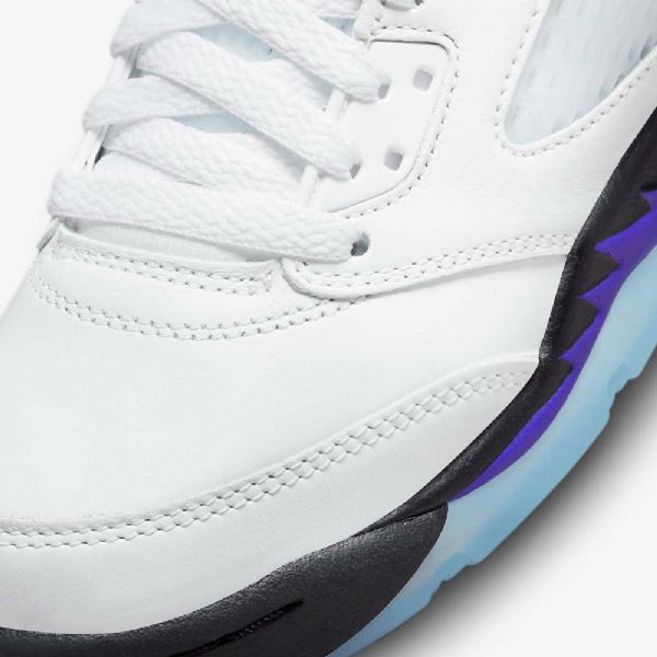 Nike Air Jordan 5 Retro Boty Pro Děti Bílá Černá Tmavá