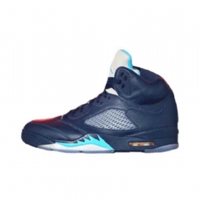 Nike Air Jordan 5 Retro Boty Pro Muže Tmavě Modrá