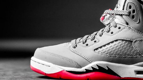 Nike Air Jordan 5 Retro Gg Boty Pro Muže Šedé