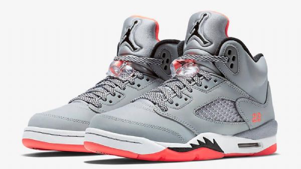 Nike Air Jordan 5 Retro Gg Boty Pro Muže Šedé